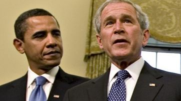 Obama and Bush